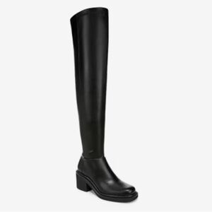 NWOT Franco Sarto Kelly Over-The-Knee Black Boot Size 8.5